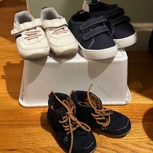 Stylish Kids Sneakers boots bundle - White and Navy